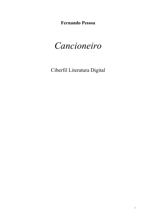 Cancioneiro