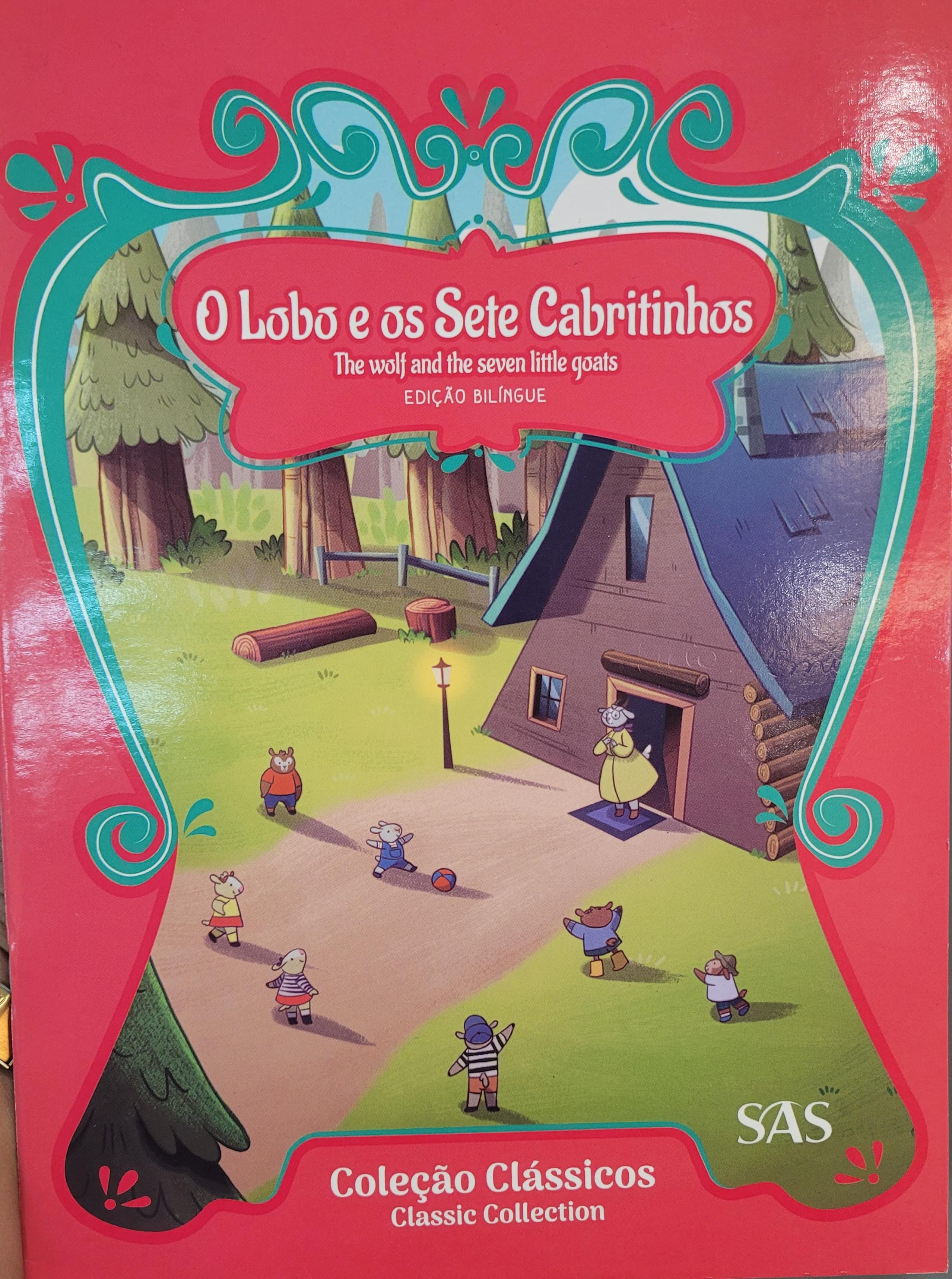 O lobo e os sete cabritinhos - The wolf and the seven little goats