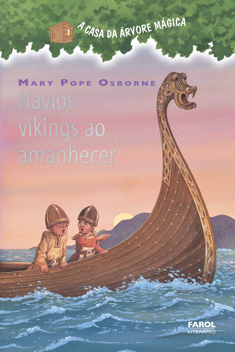Navios viking ao amanhecer; v. 15